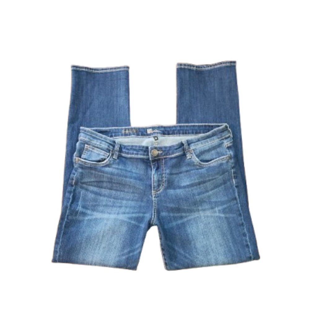 Kut from the Kloth High-Rise Boyfriend Distressed Jeans    Size: 16